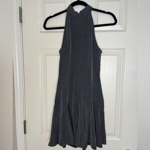 Black and grey dress